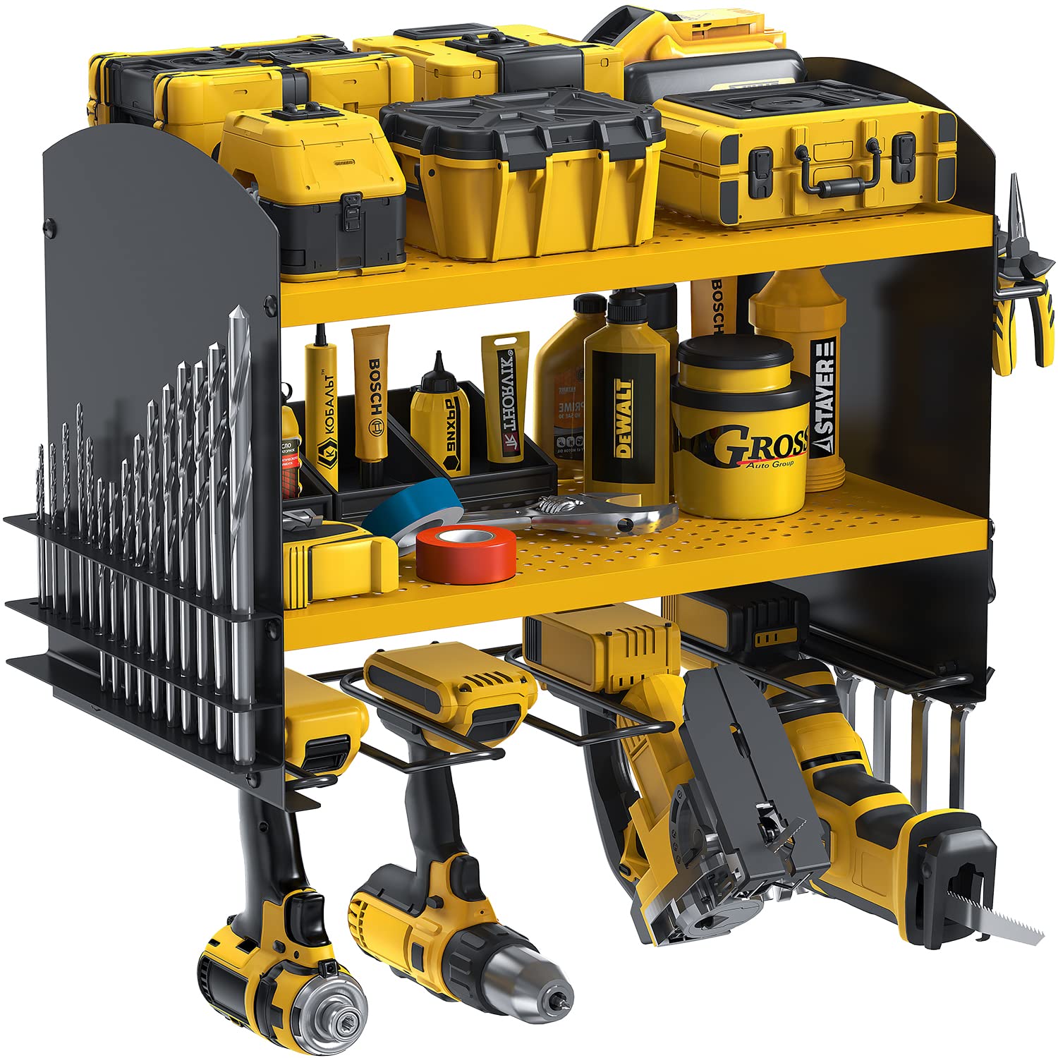 Power Tool Organizer Drill Charging Station For Power Drill