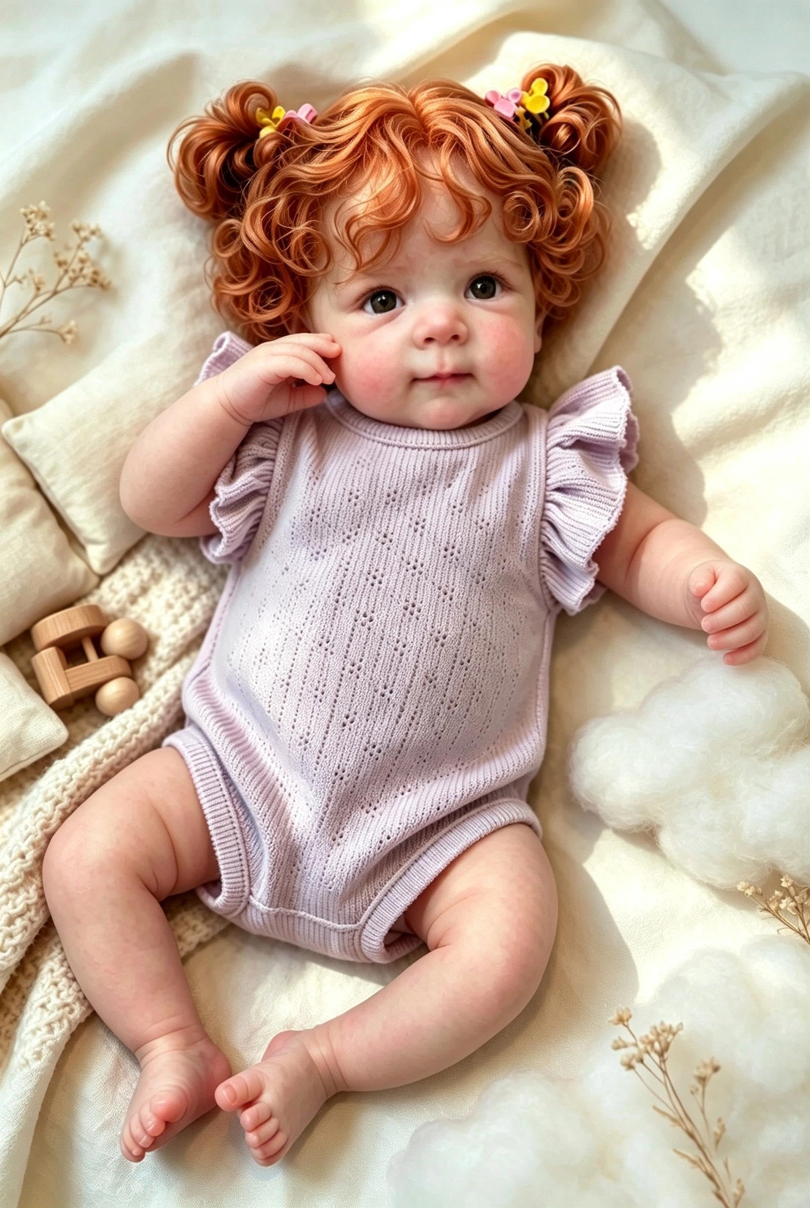 Anano Muñeco Reborn 45CM Bebé De Vinilo Muñeca De Niña Bebe Reborn Realista