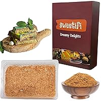 Vista 3 de Sweetifi Kataifi Masa de fillo triturada asada, seca picada y horneada Kataifi para chocolate Dubaifi, auténtica pastelería kataifi asada