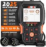 ANCEL Heavy Duty Truck Scanner HD601 All System Diesel Diagnostic Scan Tool fits for Cummins, Detroit, Freightliner, International, Paccar, Check Engine for Truck & Car 2 in 1 Code Reader
