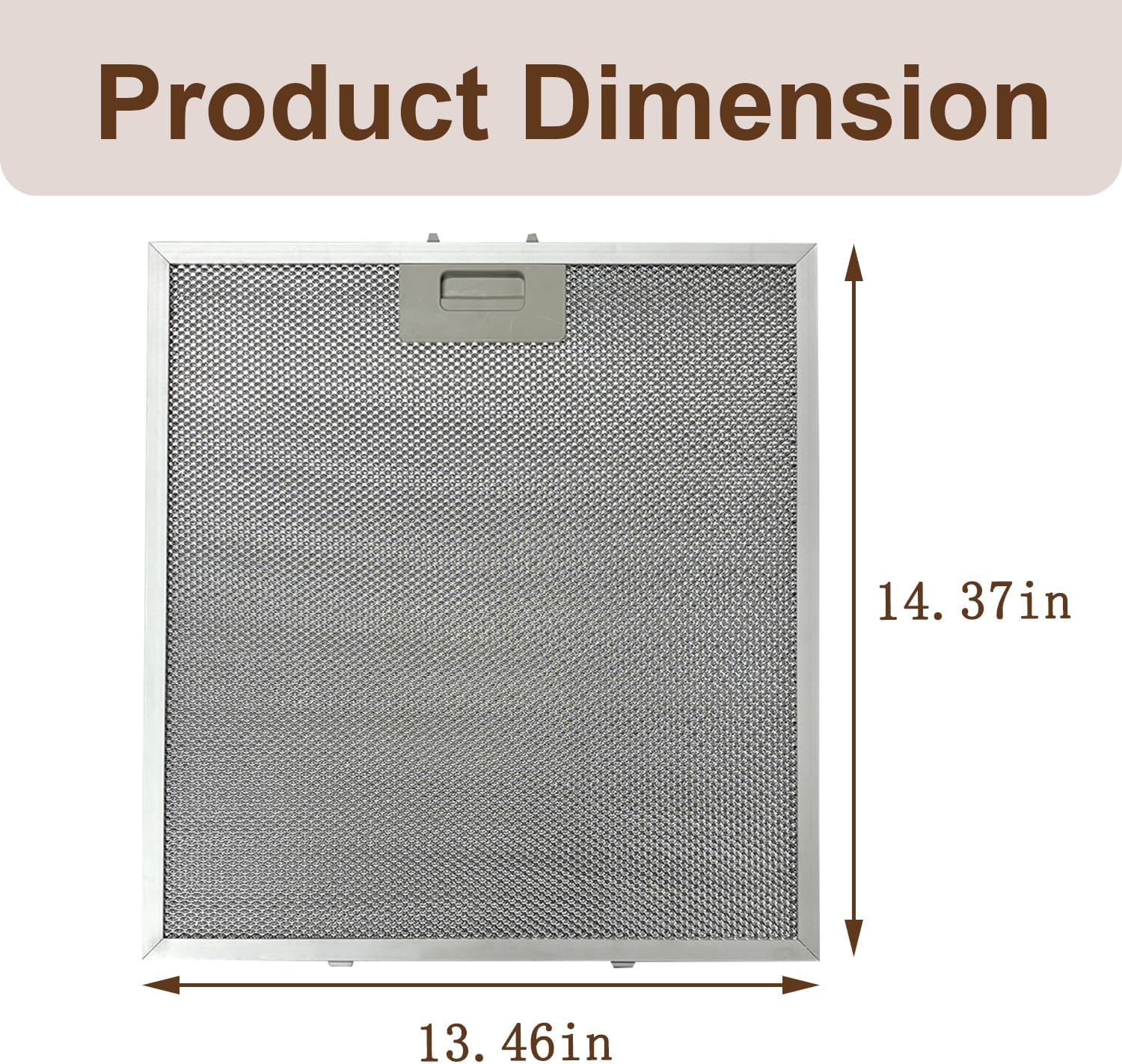 2 Packs Aluminum Mesh Grease Filter Compatible with COSMO COS-5U30 30 in. Delta Collection Ducted Under Cabinet Range Hood