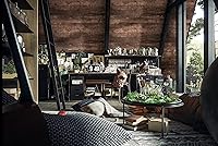 Vista 3 de Dimoon Papel tapiz de madera de 197 x 17.7 pulgadas, para pelar y pegar, extraíble, papel tapiz de madera de imitación autoadhesivo, rústico