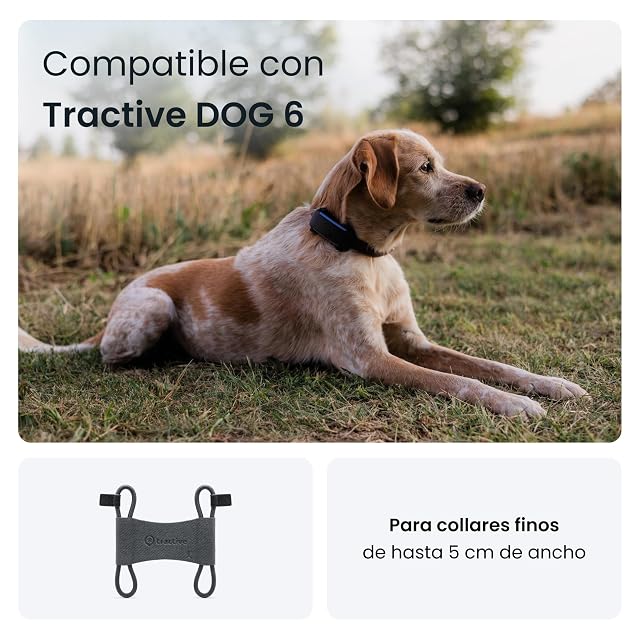Foto 6 de 6 de Tractive - 2 Clips de Tela para el GPS para Perros Tractive Dog 6 (Negro) - Grandes