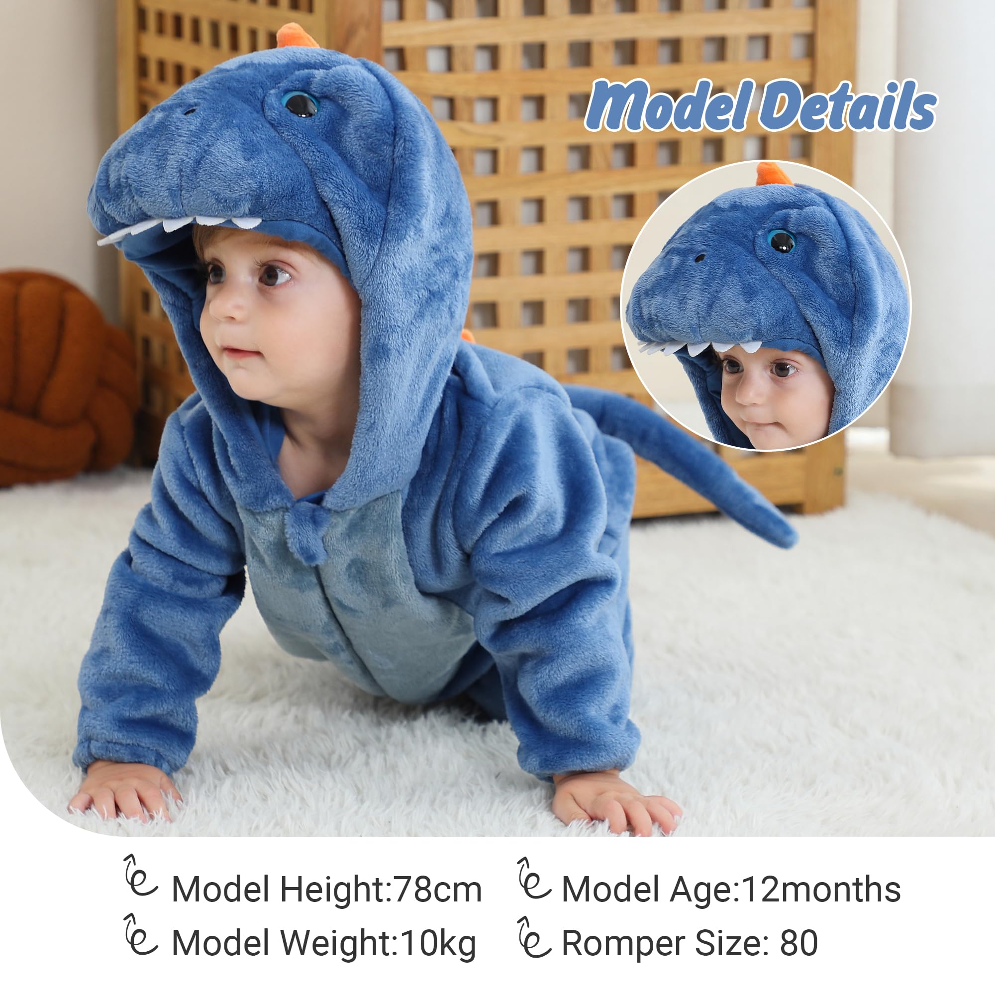 Tuta Invernale con Cappuccio Unisex 2-36 Mesi