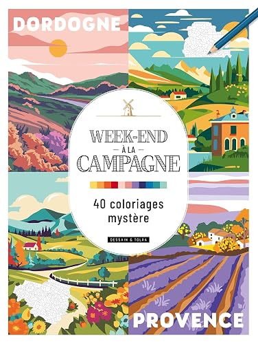 Couverture — Coloriages mystères Dessain et Tolra - Week-End à la Campagne
