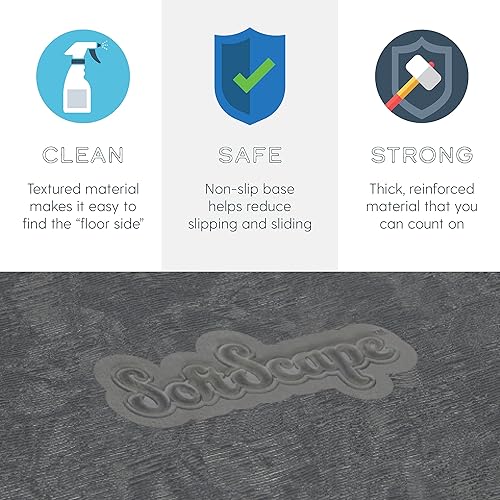 Miniatura 6 de Factory Direct Partners 13876-AS SoftScape - Juego otomano redondo de dos tonos de 15 pulgadas asiento de espuma flexible, taburete de 3 niveles de