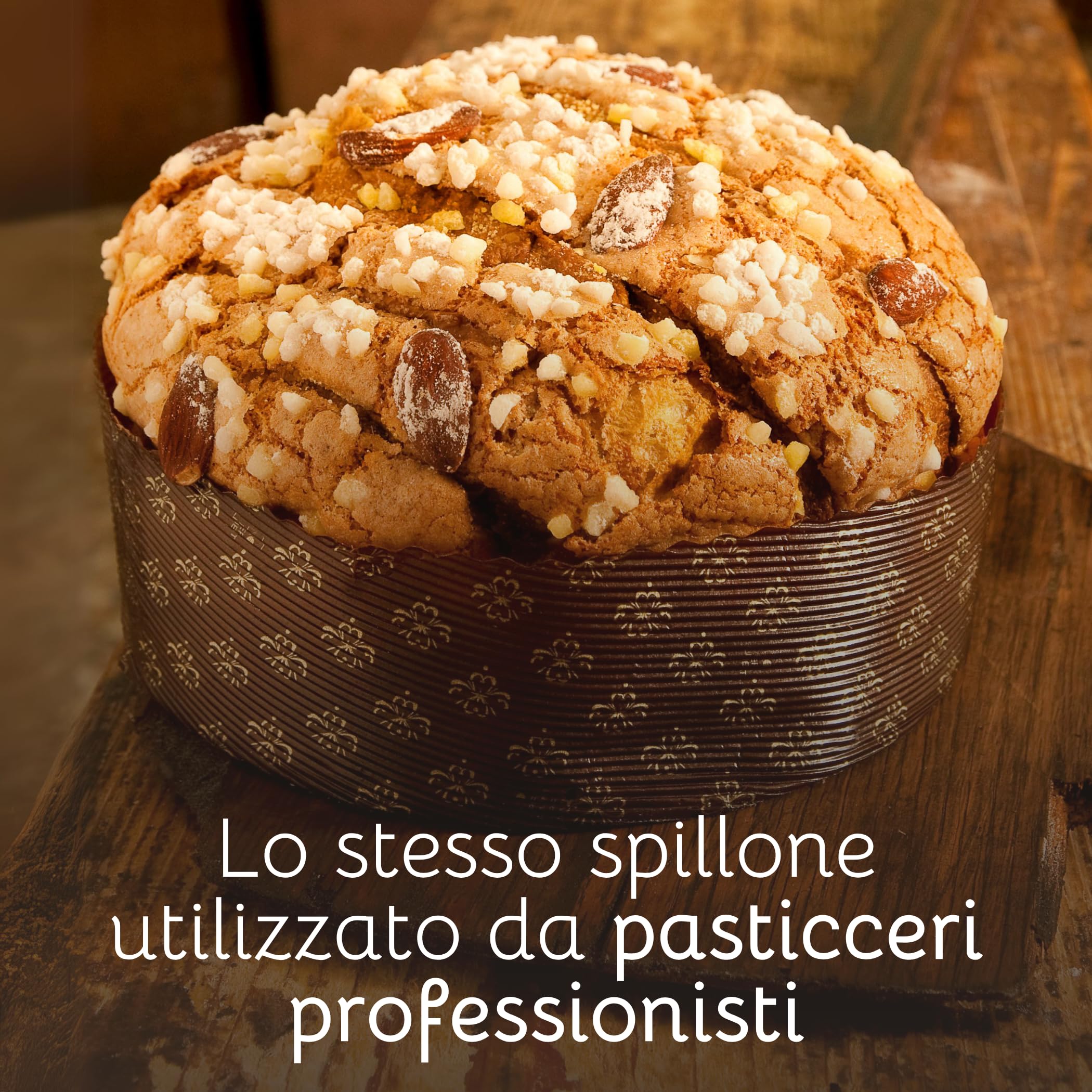 FAH - Spillone per Colomba, Set 3 Spilloni per Colomba e Altri Lievitati Fino a 1 kg (Lunghezza 40 cm), Robusto in Acciaio Inox, Facile da Usare, Forchetta per Panettone e Colomba