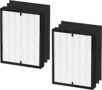 Air Purifier Replacement Filters Generic PUREBURG Replacement Air Filter Kit For Alen 45i & Flex BreatheSmart Purifiers - 2 HEPA 8 Carbon Filters Alen Air Purifier Filters