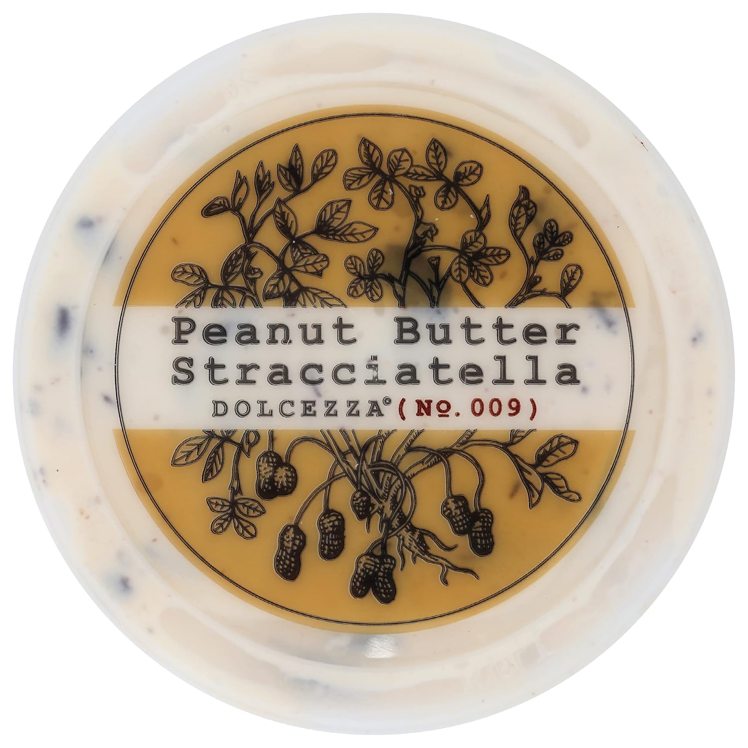 Dolcezza Peanut Butter Stracciatella Gelato, 16 Oz (frozen)