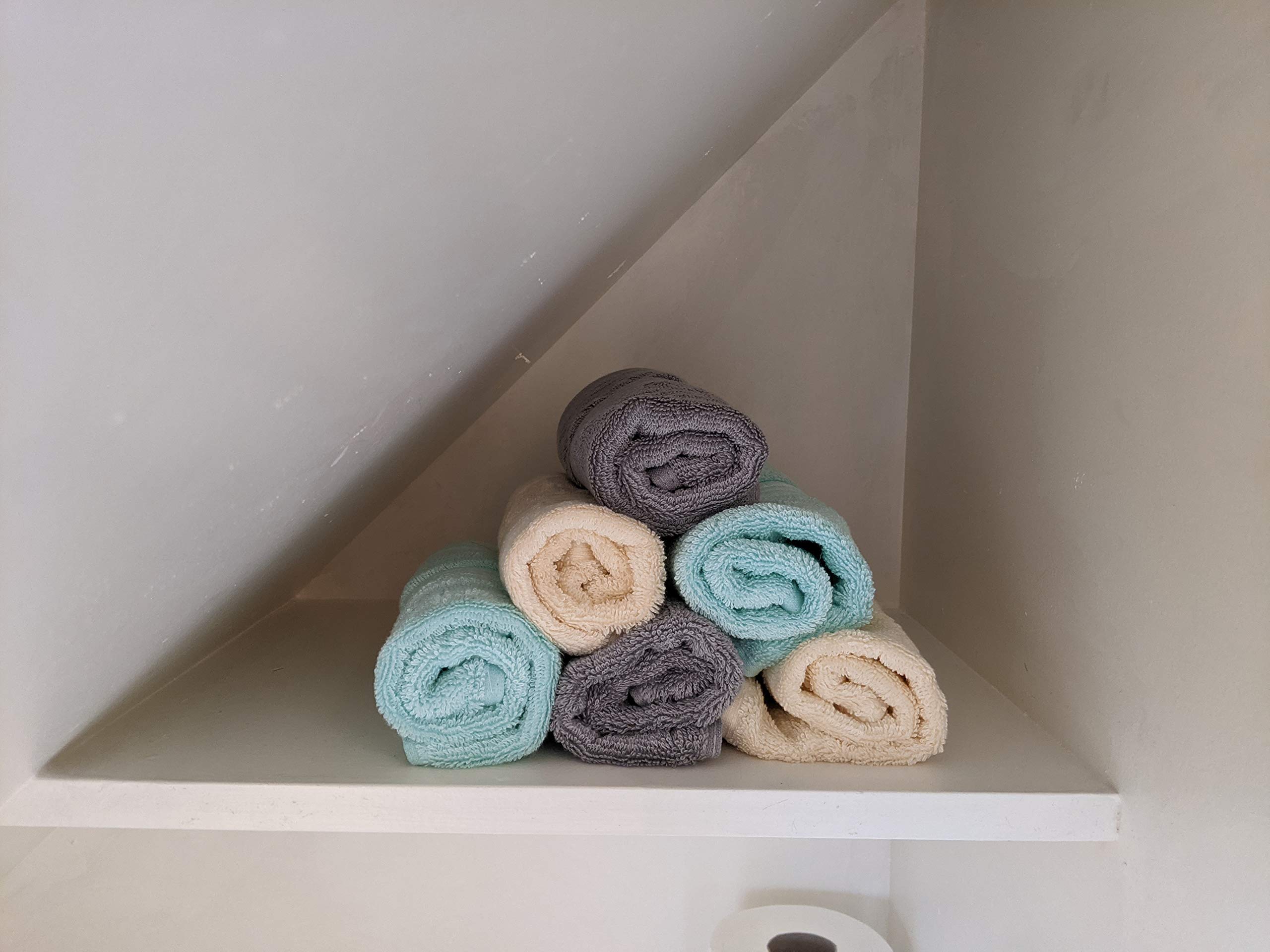 Weiße Waschlappen Aus Bambus-Viskose – Set Mit 6 Stück, 33 X 33 Cm, Weich & Seidig Für Gesicht & Körper