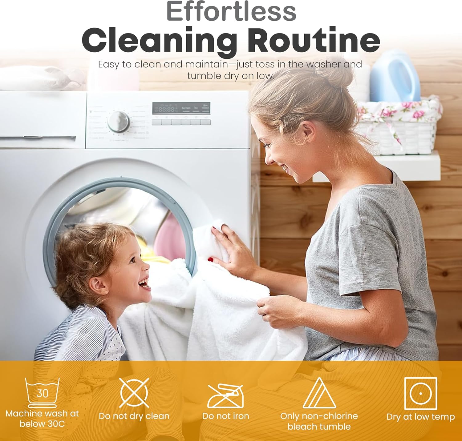 POCASOPA Hooded Towel with Cute Cow Design - Rayon Made from Bamboo Baby - Ultra Soft, Absorbent & Hypoallergenic - Large 35x35” Organic Towel for Newborns, Toddlers & Kids - Image 8