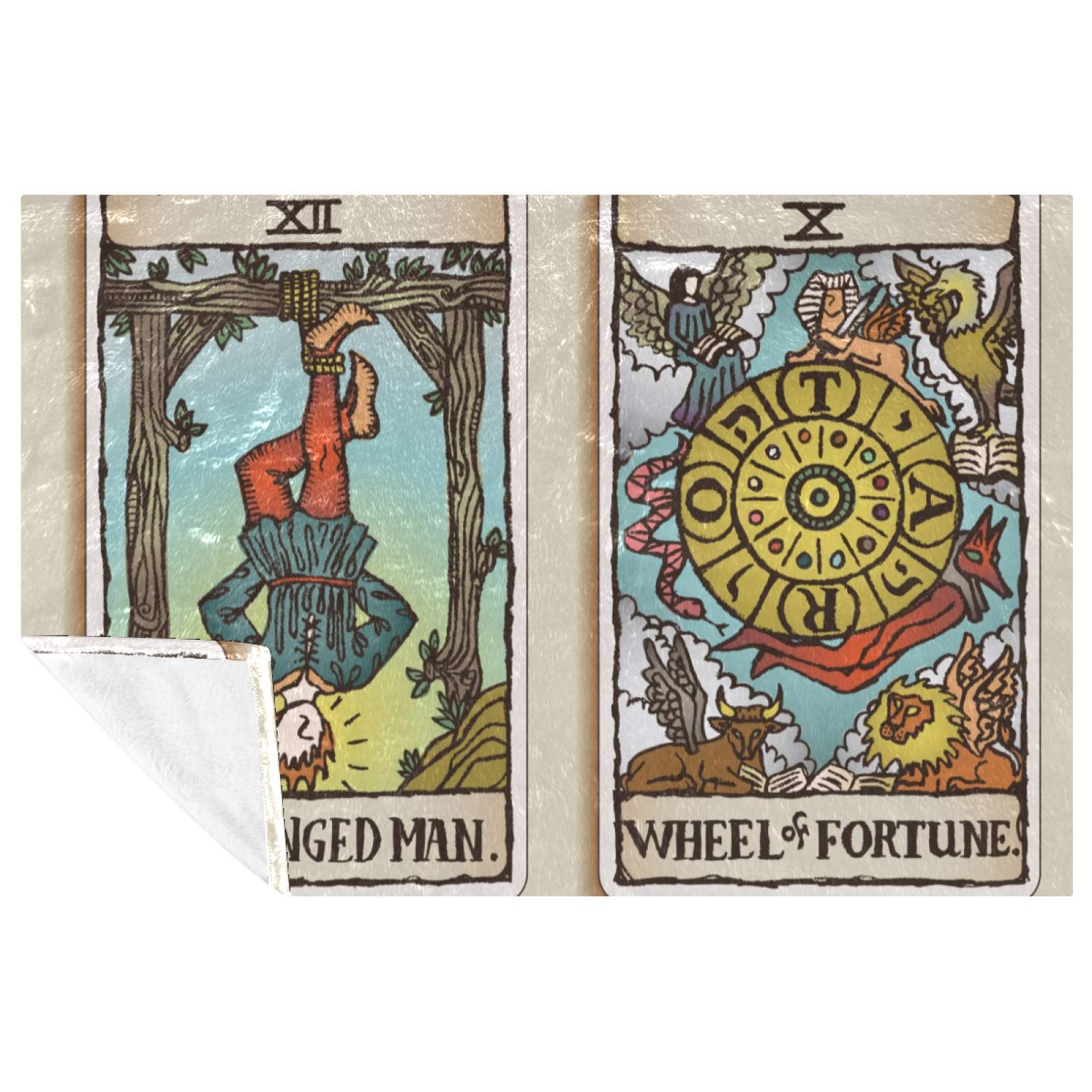 Couverture de tarot douce pour pique-nique et camping chic 150x100cm