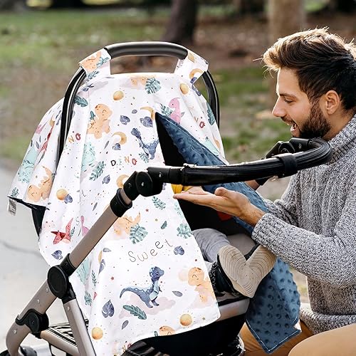 Miniatura 7 de Funda de asiento de automóvil para bebé, fundas de asiento de automóvil de invierno para bebés, cubierta de asiento de automóvil para bebés,