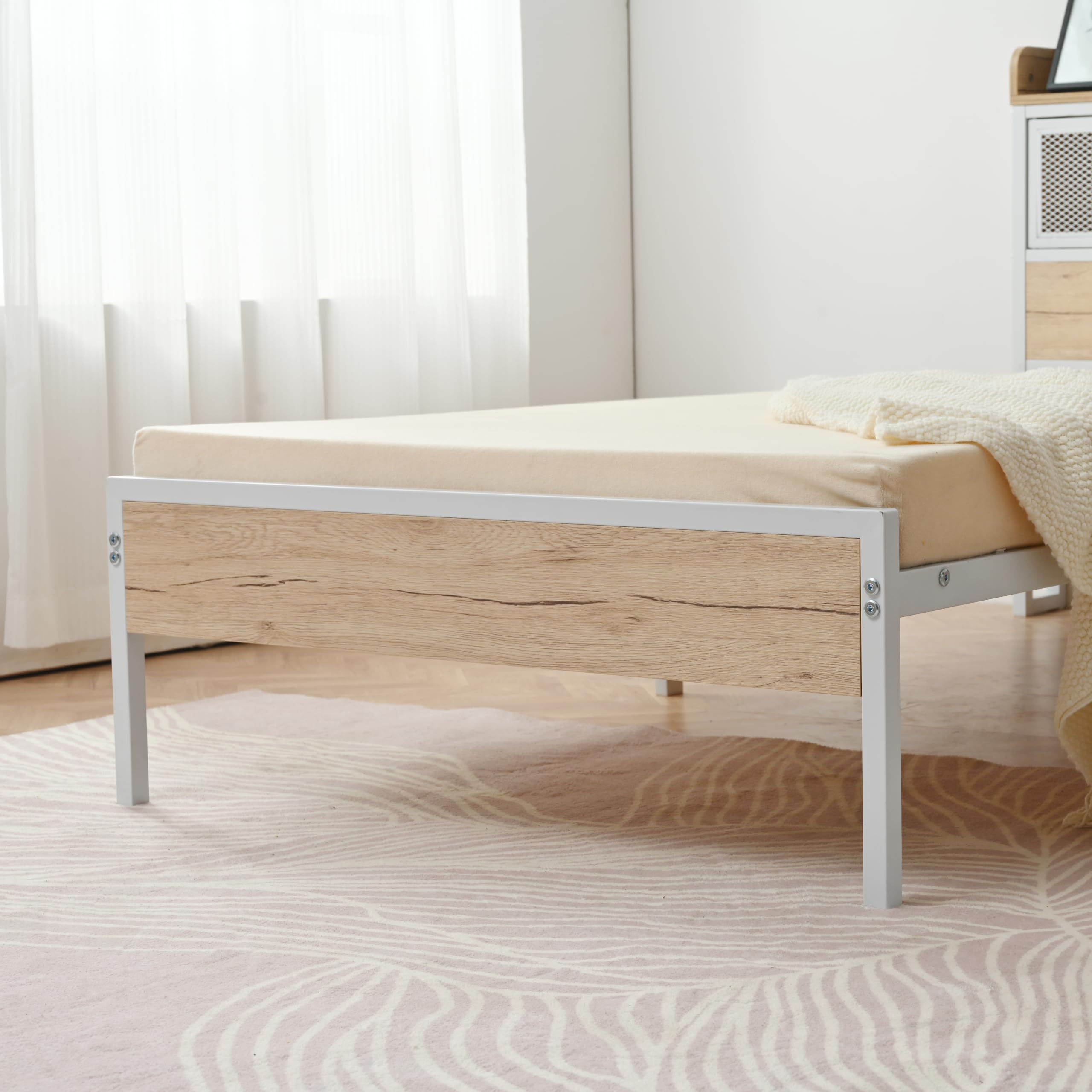 S ベッド フレーム シングル シングルベッド パイプベッド コンセント