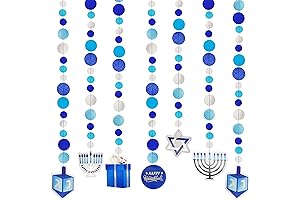 Hanukkah Swirl Decorations by The Dreidel Company