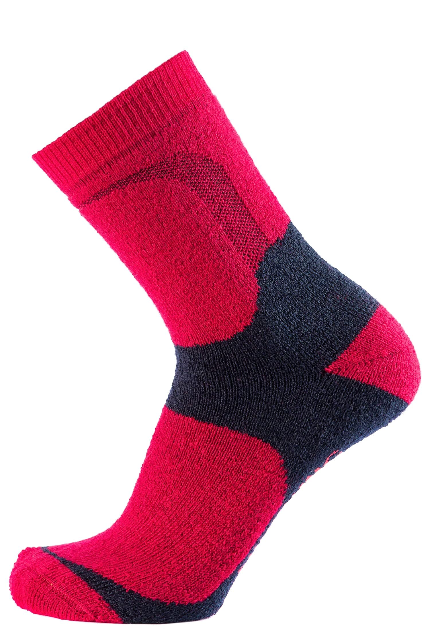 Wandersocken Pure Merino, rot, 36-38, 2 Paar
