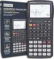 CATIGA Calculadora científica CS229 com funções gráficas, vários modos com interface de usuário intuitiva para iniciantes e cursos avançados