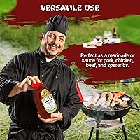 Vista 7 de Ah-So - Salsa barbacoa de estilo chino, botella exprimible de 15 onzas de costilla roja – Adobo de costilla de repuesto dulce y picante para cerdo