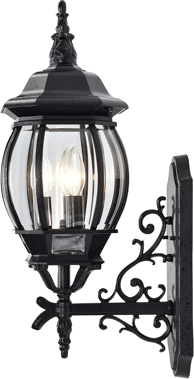 Greatest Product Nuvo 60/890 Three Light Outdoor Wall Mount, Black