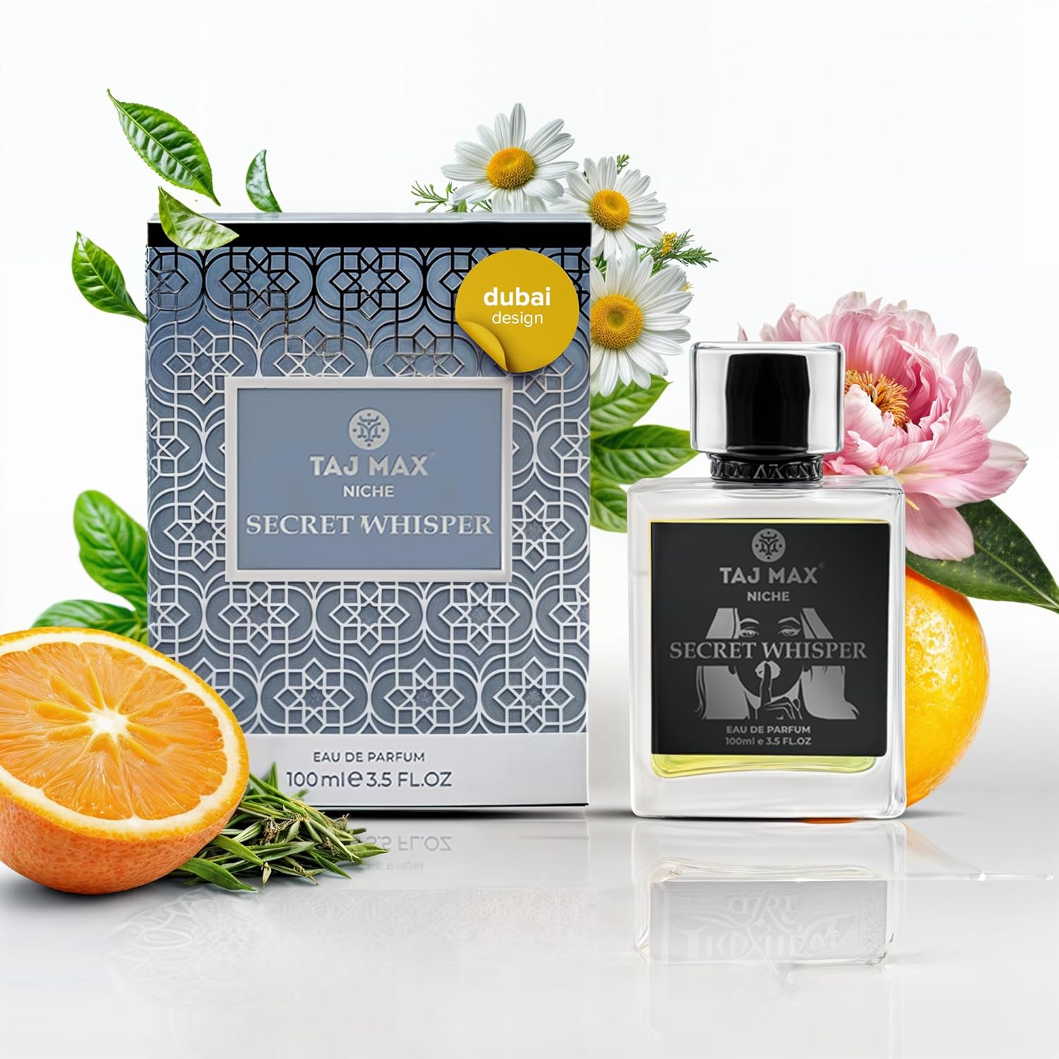 SECRET WHISPER Luxury Arabian Perfume for Women | Designed in Dubai with 35% Oils | Long-Lasting Fragrance | Aromatic Gifts for Her | BONUS Mini Tester | Oriental Green Floral & Woody Notes SECRET WHISPER Luxury Arabian Perfume for Women | Designed in Dubai with 35% Oils | Long-Lasting Fragrance | Aromatic Gifts for Her | BONUS Mini Tester | Oriental Green Floral & Woody Notes