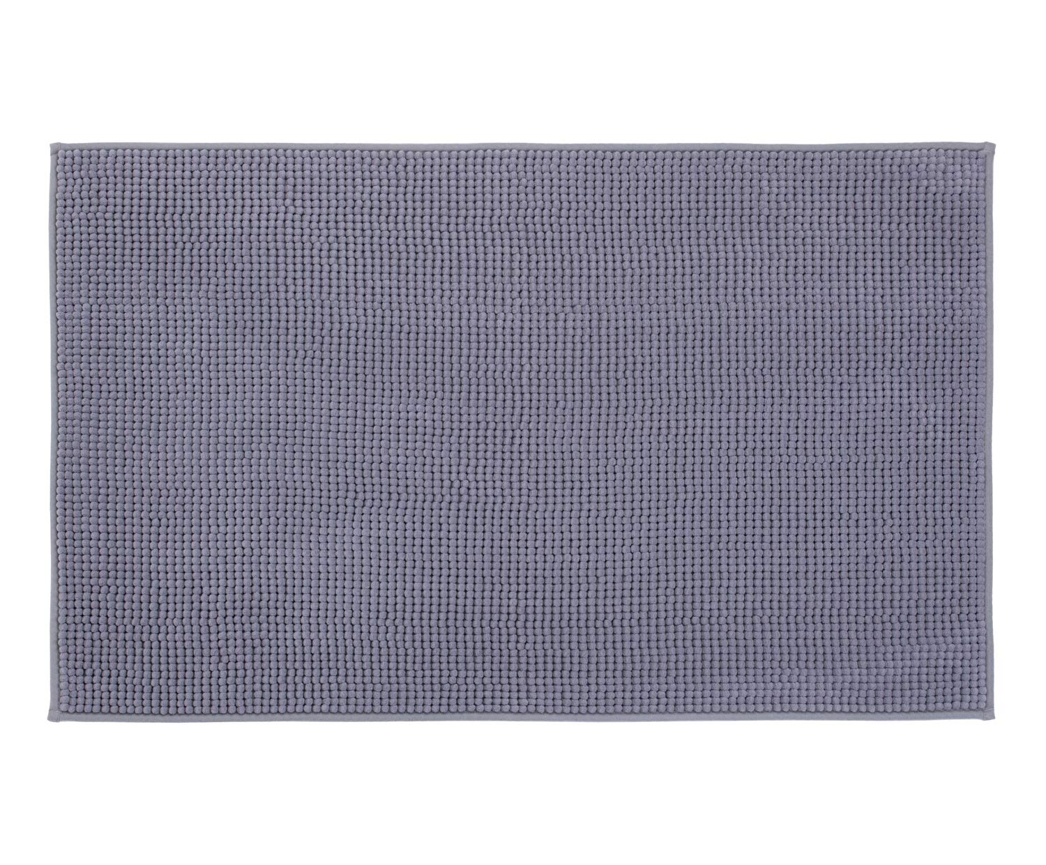 Gözze - Anti-Slip Bath Mat, Super Soft, 100% Microfibre, 50 x 70 cm - Grey, 50 x 70 cm (runner)