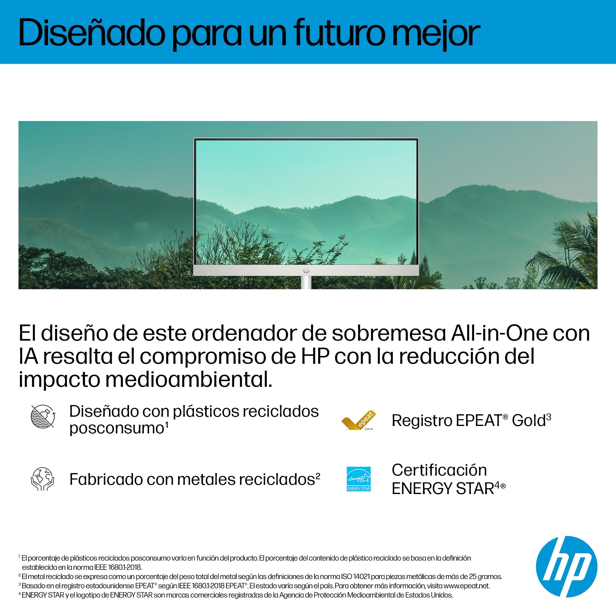 HP 27-cr2002ss - Ordenador de 27" Full HD con Cámara, Teclado y Ratón Inalámbricos (Intel Core Ultra 5 225U, 32GB RAM, 1TB SSD, Intel UHD Graphics, Windows 11) Blanco - Teclado QWERTY Español — view 7
