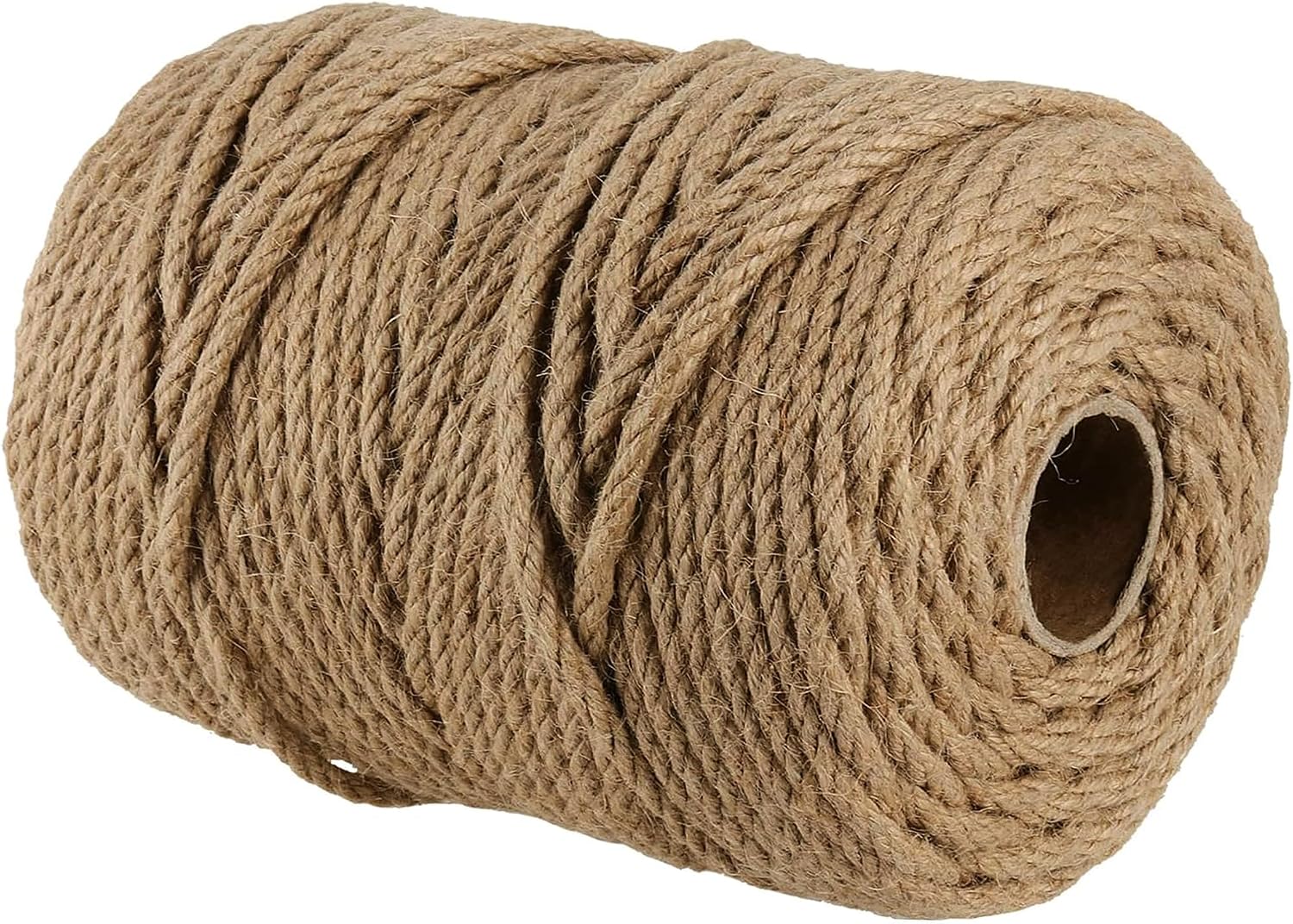 Jute Twine,5mm 328 Feet Twine Macrame Cord,Jute Rope for Gardening Marking DIY Projects,String for Gift Wrapping,Picture Display,Wedding Decoration and Gardening