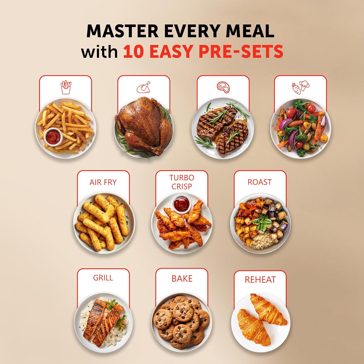 Breville Halo Flexi Air Fryer | Digital Dual Air Fryer Oven | 11L: Serves 10+ People | FryBakeGrillRoast & Reheat | 2400 W | Save £65 a Year on Energy Bills* | Black [VDF130]