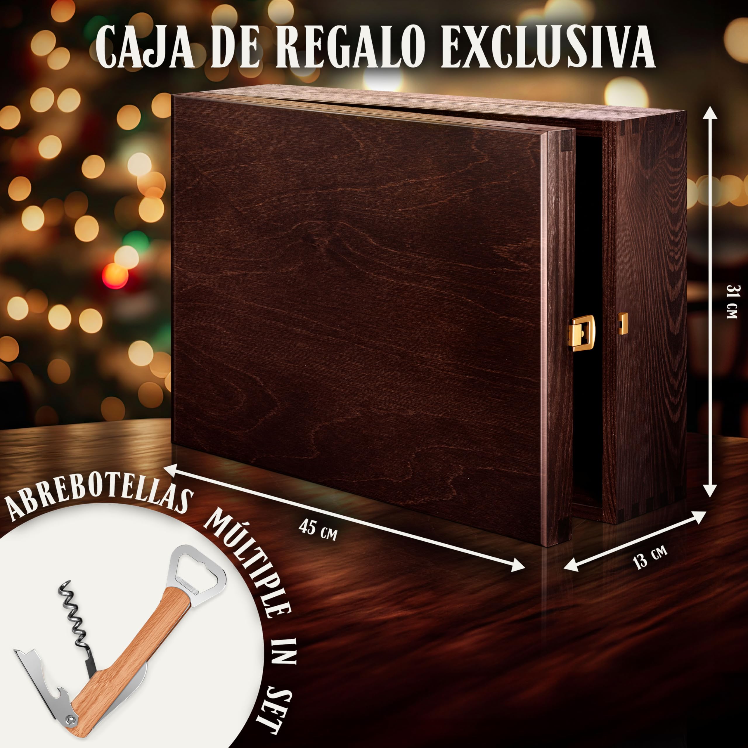 Maverton Jarra de Whisky Personalizada 700ml con 6 Vasos 250ml - Regalo Mujer - Regalo Cumpleaños Mujer - Set de Cristal con Tapa para Licores Vino Brandy - Apellido