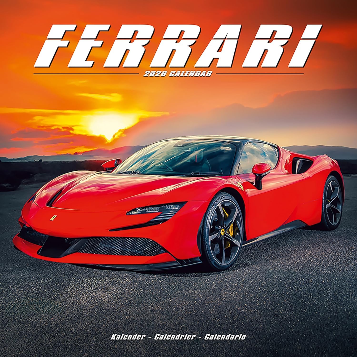 希少フェラーリ2002 Official Ferrari Calendar Ferrari Calendar 2026 | 16 Months | September 2025 to December