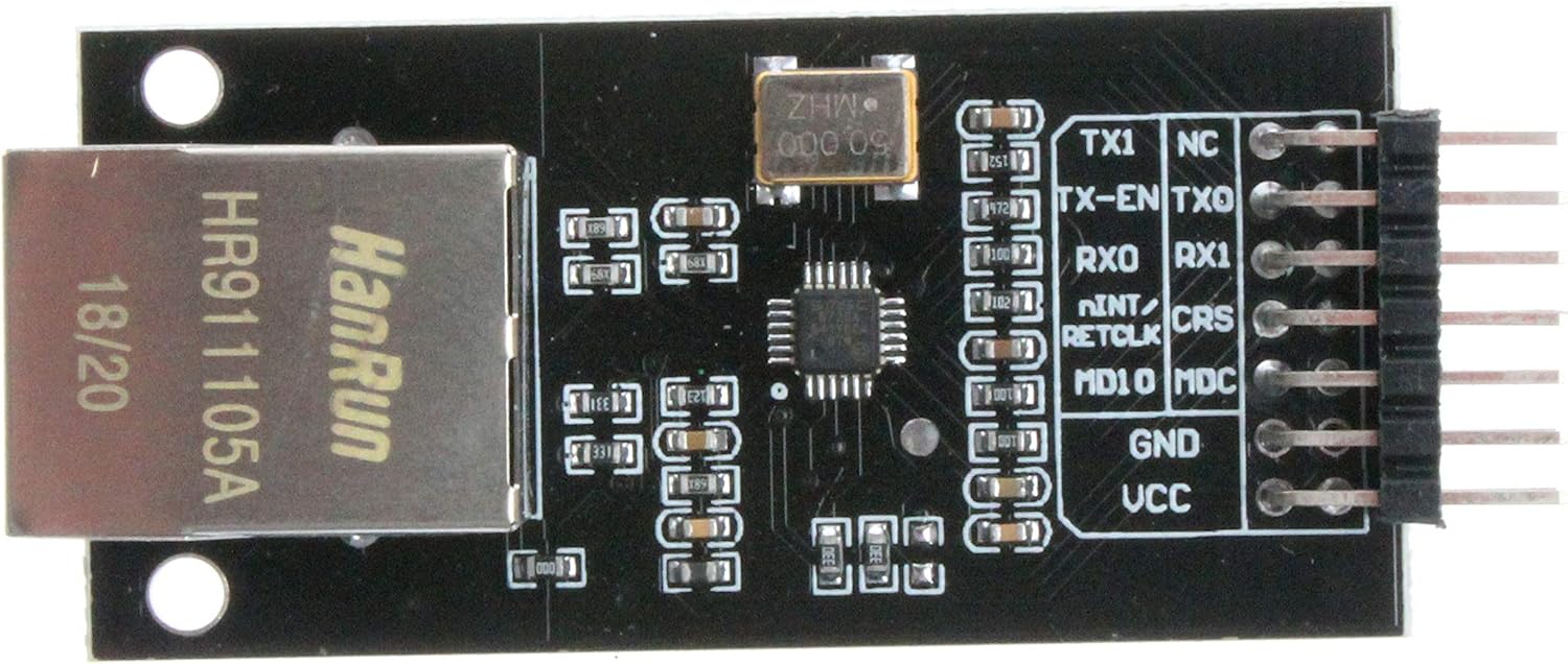 NOYITO LAN8720 Ethernet Board High Performance 10 100 Ethernet Physical Layer Transceiver (Phy) Module Kit Embedded Web 3.3V Server