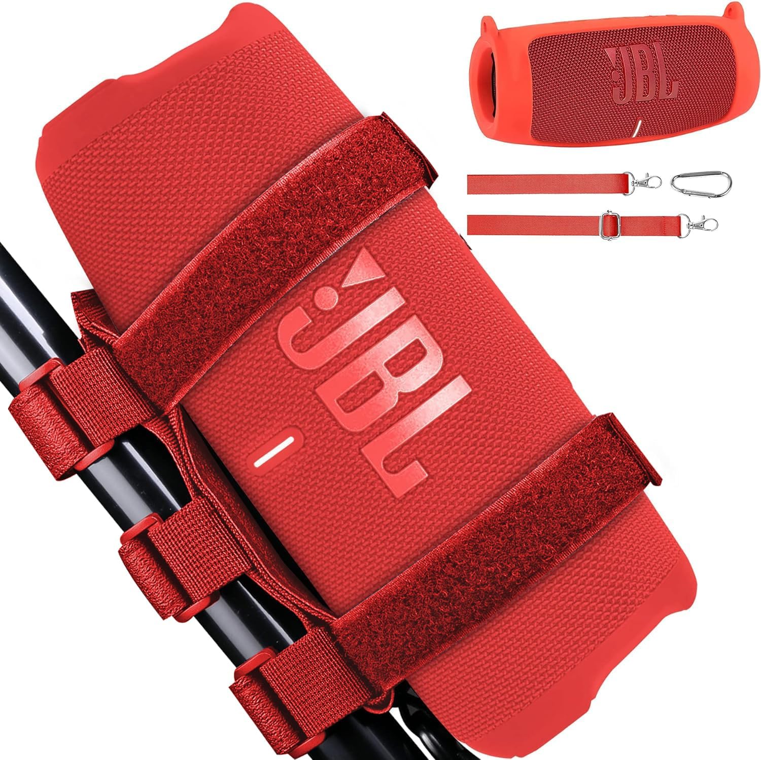 co2CREA Speaker Mount + JBL Charge 5 Speaker Silicone Case