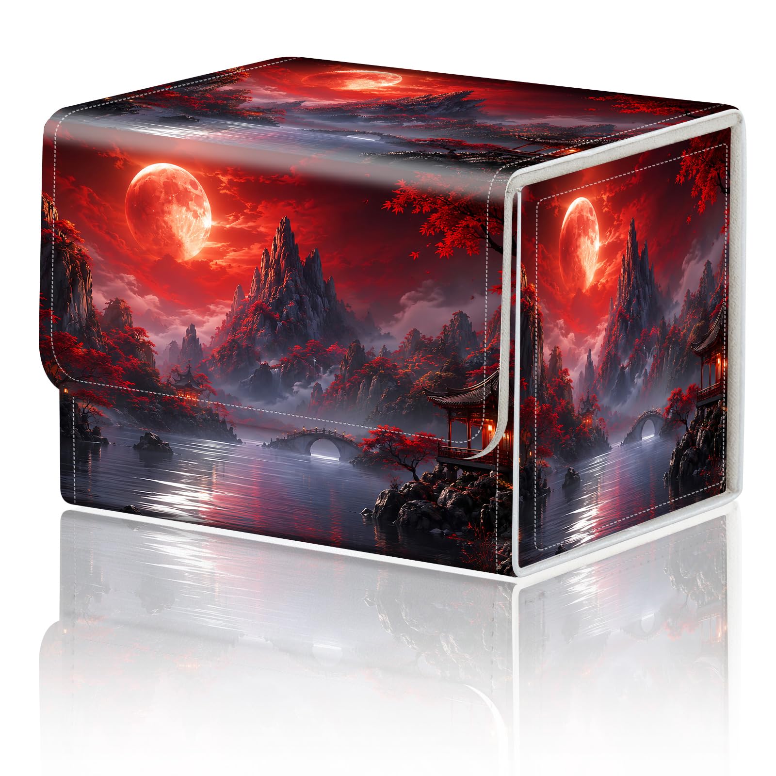 Magnetic Closure TCG Deck Box Portable Card Holder Trading Card Deck Box — image 1