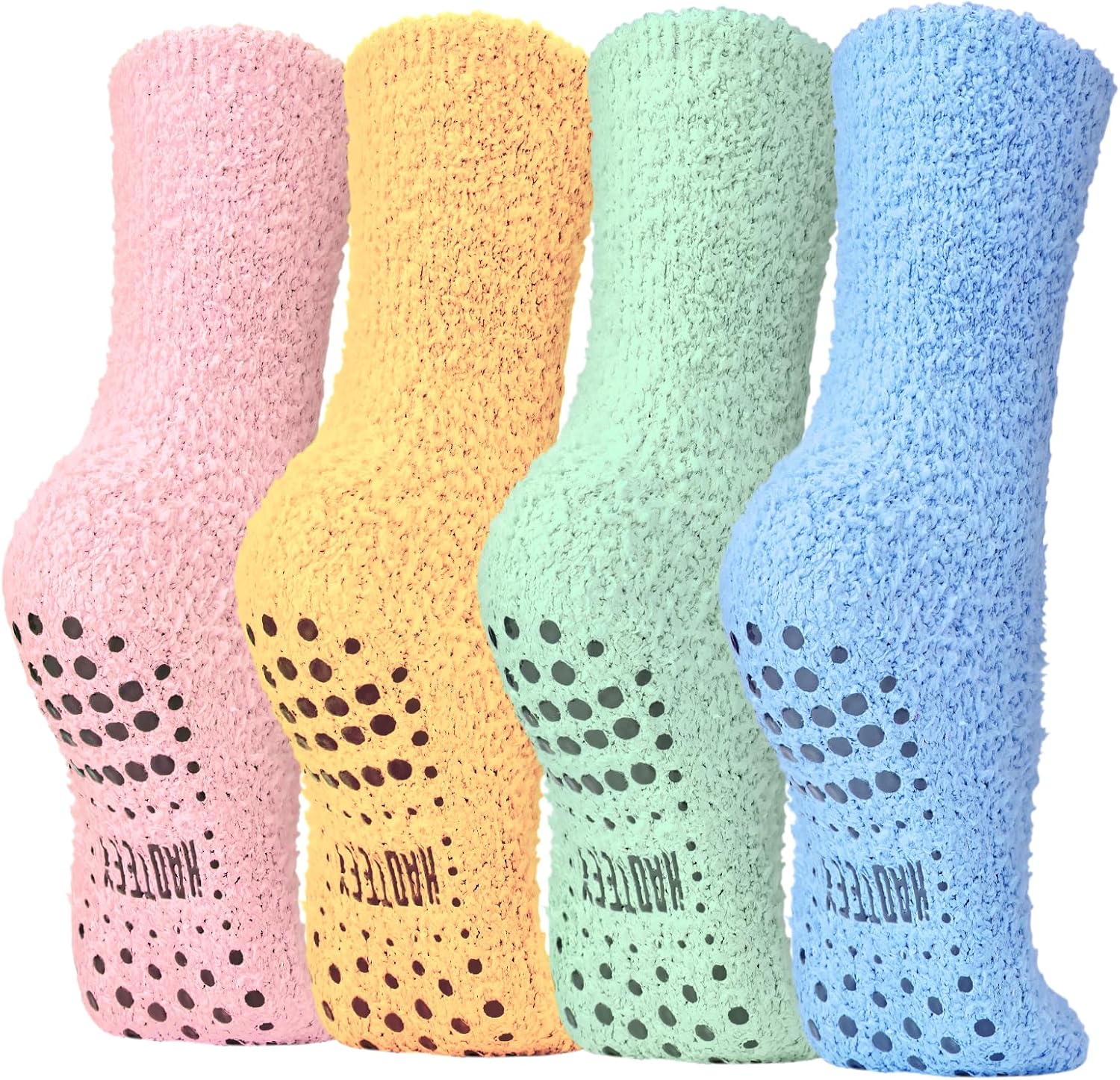 Fuzzy Grip Socks for Women, Fluffy Slipper Sock, Warm & Cozy Gifts for Women, Non Slip Womens Comfy Sleep House Socks