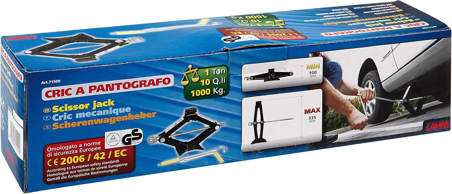 Lampa 7150.0 Scissors Jack up to 1 T with TÜV