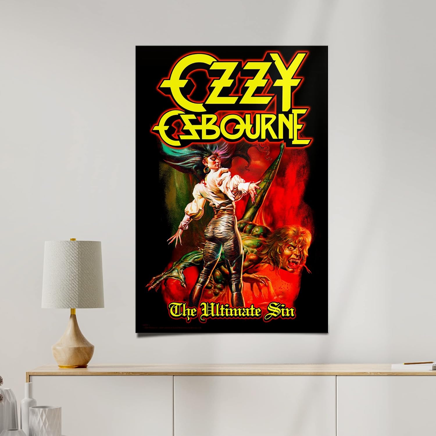 Desert Cactus Ozzy Osbourne Poster 24 x 36 inch Room Office Décor Decoration Official Fan Gear (24x36,Poster 1) - Image 4