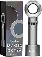 Vista 1 de Lyon Lash Portable USB Rechargeable Bladeless Mini Fan/Air Conditioning Blower/Handheld Cooling Dryer, Essential Eyelash Extension Supplies, Dries