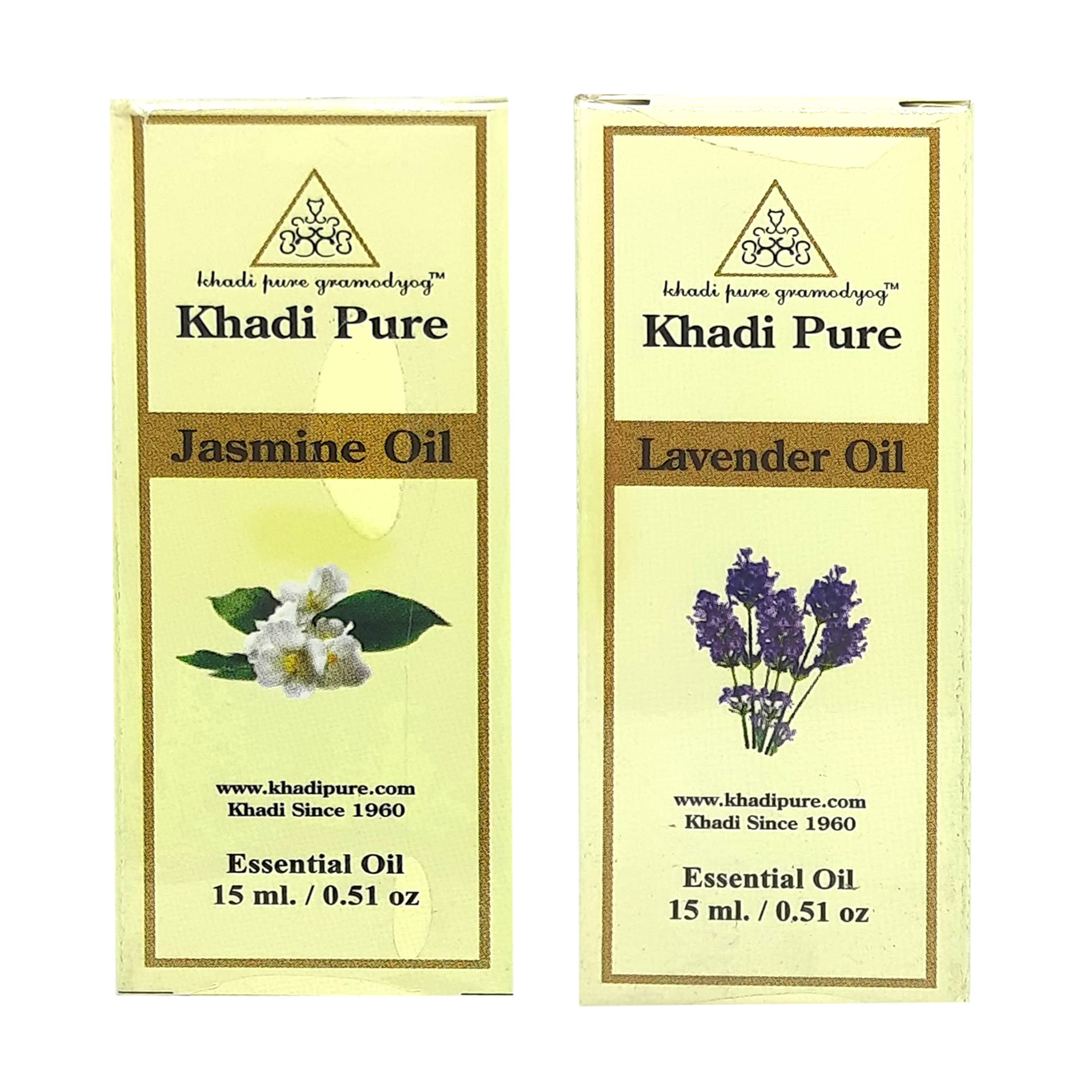 Khadi Pure Jasmine & Lavender Essential Oil, 15 Ml (Pack Of 2)-image-12
