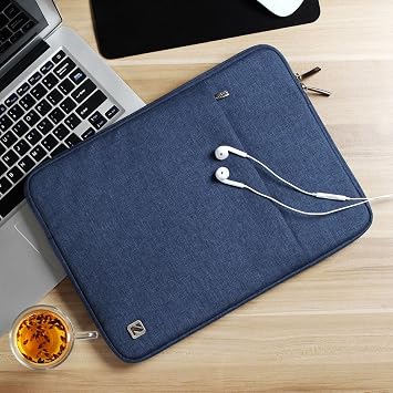 NIDOO 13.3 inch laptop sleeve case waterproof protected cover notebook bag Surface Book 3 / ThinkPad P14s / ThinkPad X1 Carbon Yoga / 14 inch Pavilion 14 / 14 inch HUAWEI MateBook 14 blue