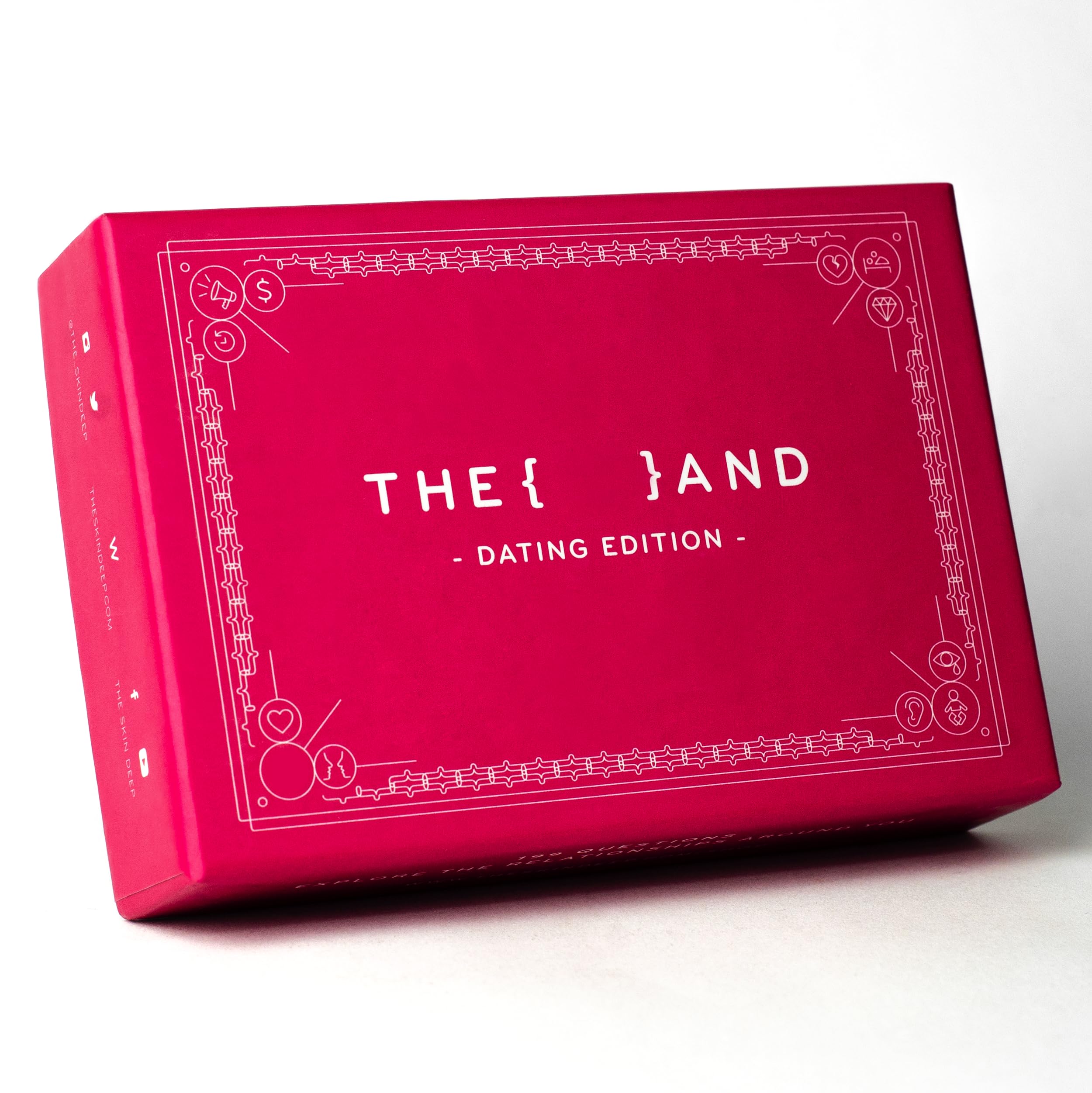 Dating Edition - 199 Thoughtful Conversation Cards for Dating Couples - Questions to Get to Know Your New Person & Create Connections - Fun Date Night Card Game for Adults by The Skin Deep