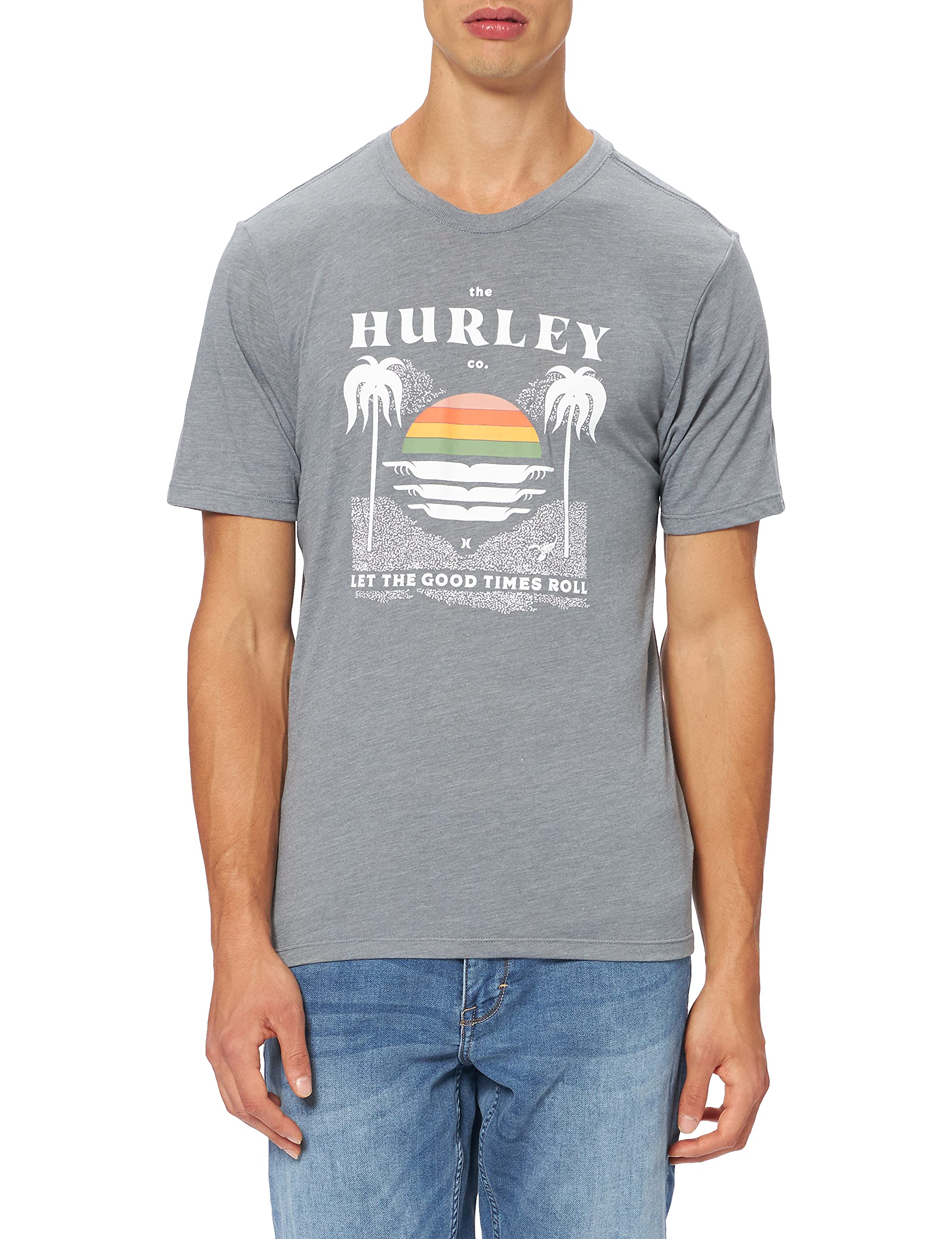 HurleyMen's M Evd Pacific Good Times Ss Shirt