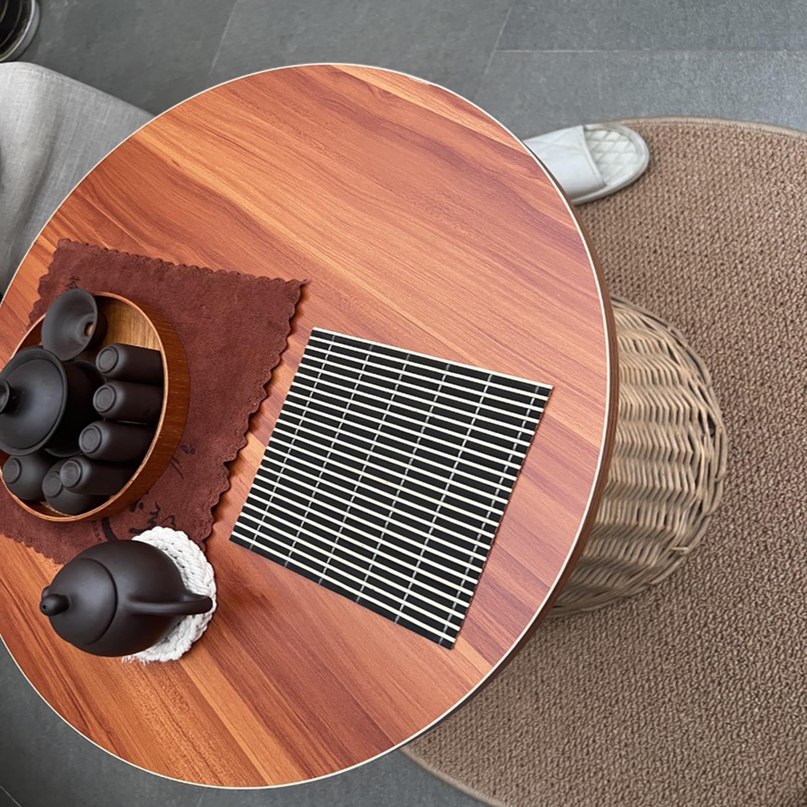 Wymiana blatu stołu z litego drewna, 30-100 cm drewniany blat stołu, łatwy w utrzymaniu, wspólny panel na stół jadalny(kolor białego kamienia, 40 "(100 cm))
