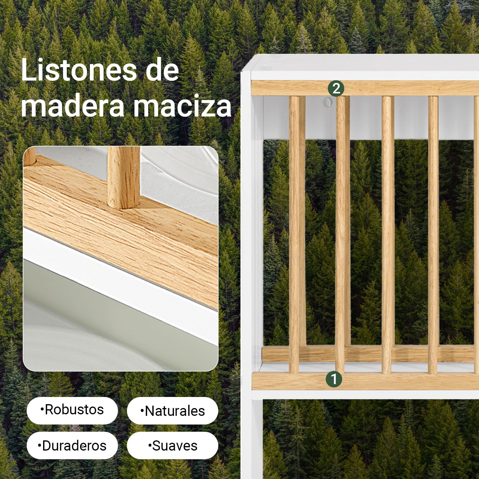 SoBuy Escurreplatos Blanco de Pared para 11 platos, 7 ganchos, 64x71x24cm | Soporte para Platos con estante adicional, seca vajilla & ahorra espacio, carga 10 kg, MDF/madera, cocina & comedor, KCR09-W