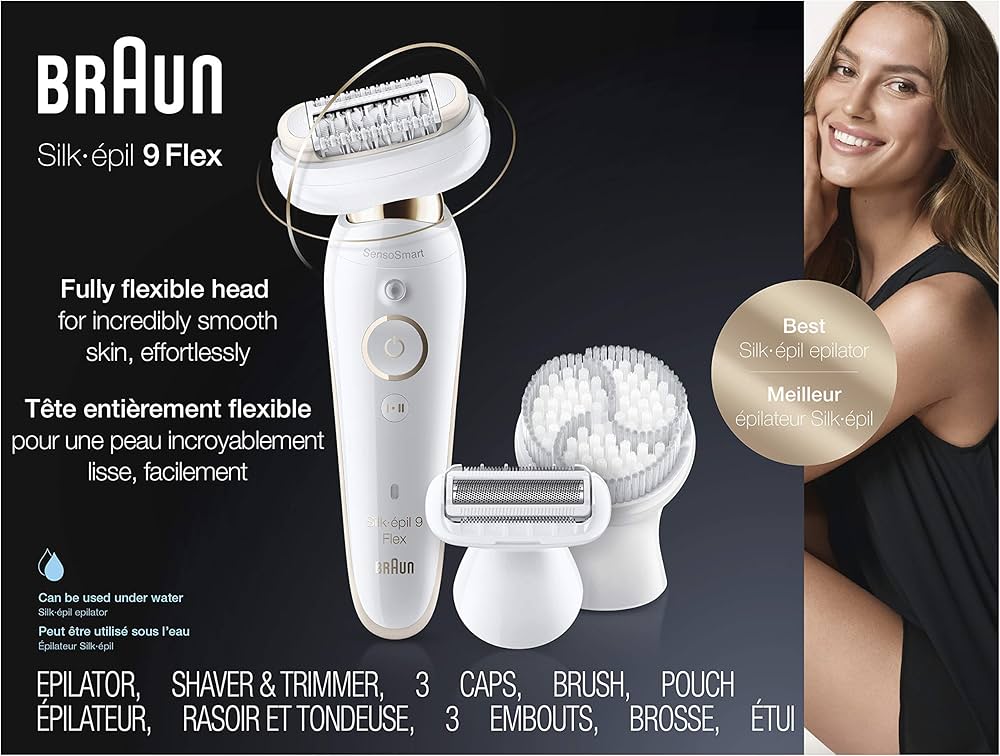Amazon.com : Braun Epilator Silk-épil 9 9-030 with Flexible Head
