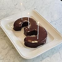 Vista 8 de Ateco Molde y cortador de pasteles de números extra grandes, 2, 11 pulgadas de alto, plateado