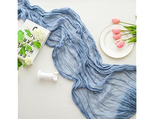 Best Cheesecloth Table Runners in Blue: Enhance Your Table's Charm