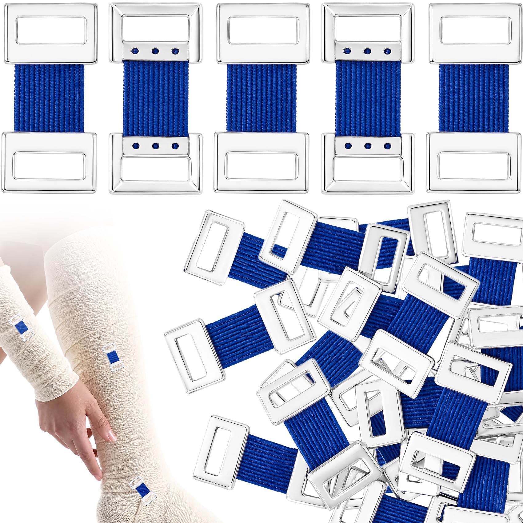 15pcs Bandage Clips, Bandage Wrap Clips Stretch Metal Clip — Amazon image 8