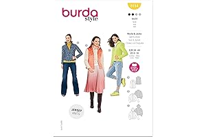 Burda Style Misses' Vest and Jacket Sewing Pattern Kit, Sizes 8-18