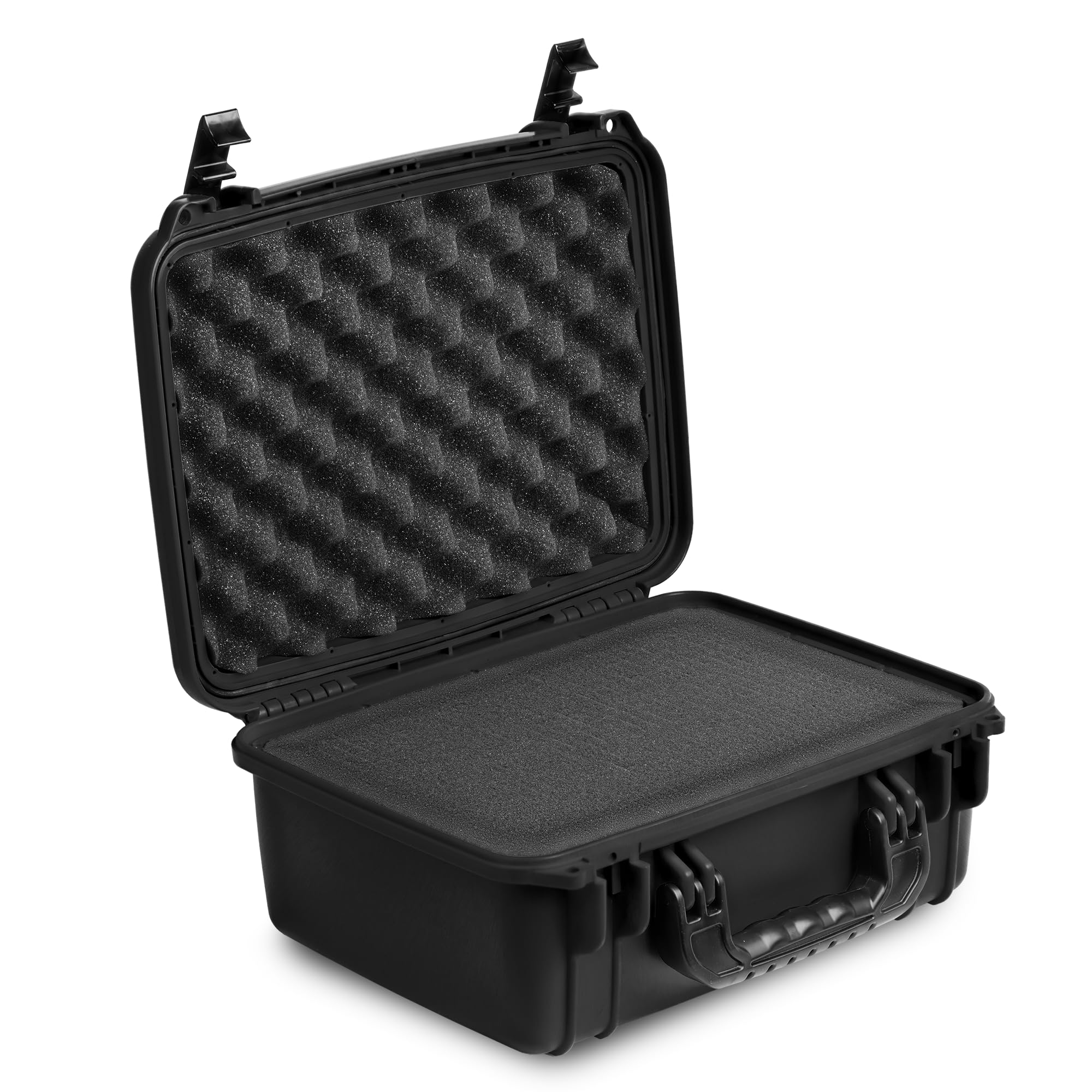 Seahorse 520 Heavy Duty Protective Dry Box Case with Accuform Foam - TSA Approved/Mil Spec / IP67 Waterproof/USA Made for Cameras, Action Cameras, Firearms, Camping, Kayaks
