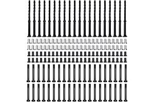 160-Piece PC Case Screws Set for Cooling Fan Mount